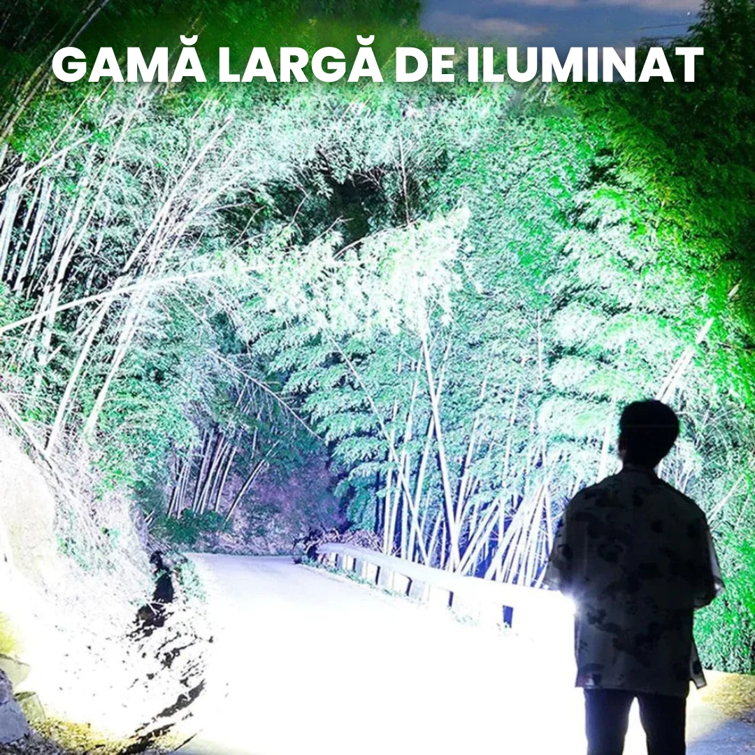 Lanternă MaxForce™ (lanternă tactică cu laser) OFERTĂ 2X1